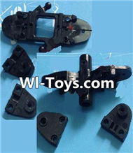 MingJi 812 Spare Parts-13 Upper and Bottom main blade grip set,MingJi 812 RC Helicopter Spare Parts MJ812 Parts Replacement Accessories